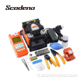 Scodeno Professional Supply Macchina per fusione giuntatrice a fibra ottica portatile ad alta precisione A-80S